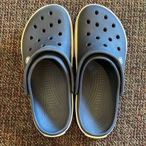 CROCS Blue Sandals with Ventilation and Textured Footbed
